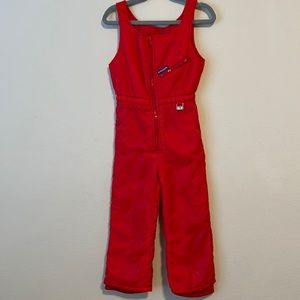 Sportcaster Girls’ Size 5 red overalls